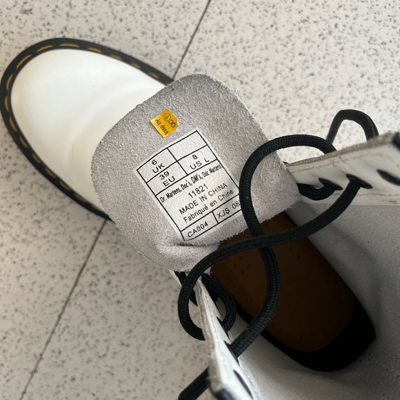 Dr Martens White Boots - Picture 9 of 14